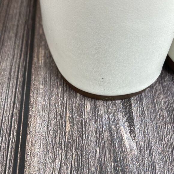 BAR III Gatlin White Block-Heel Booties 5M - Picture 15 of 15